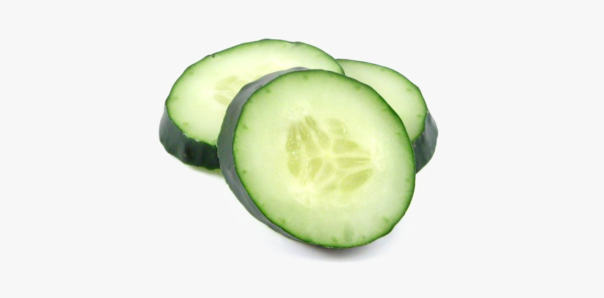 Sliced Cucumber Png High-quality Image - Transparent Background Cucumber Slice, Png Download