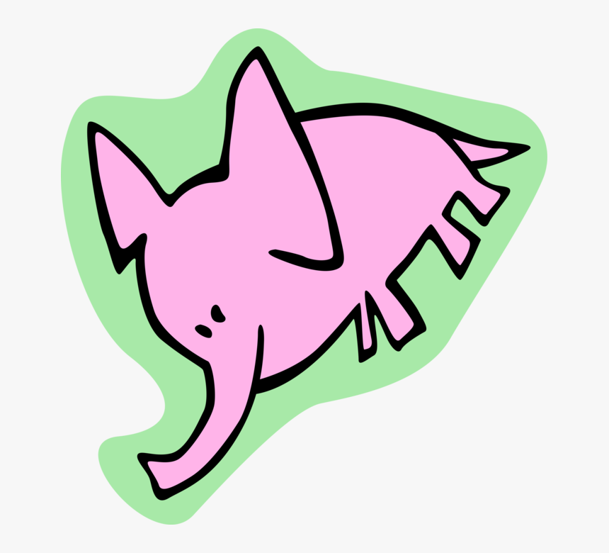 Transparent Pink Elephant Png, Png Download