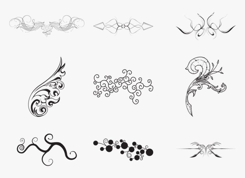 Swirls, Symbols, Design, Decoration, Sign, Decorative Symbols Design