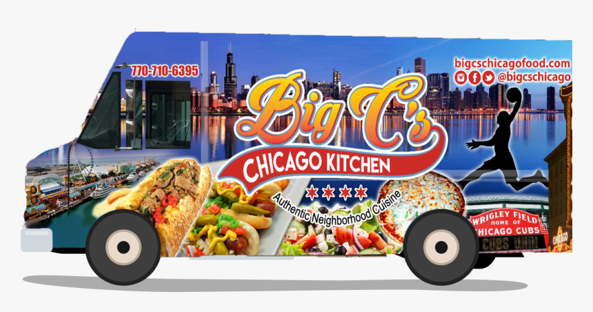 Transparent Big Truck Png - Big C's Chicago Kitchen, Png Download
