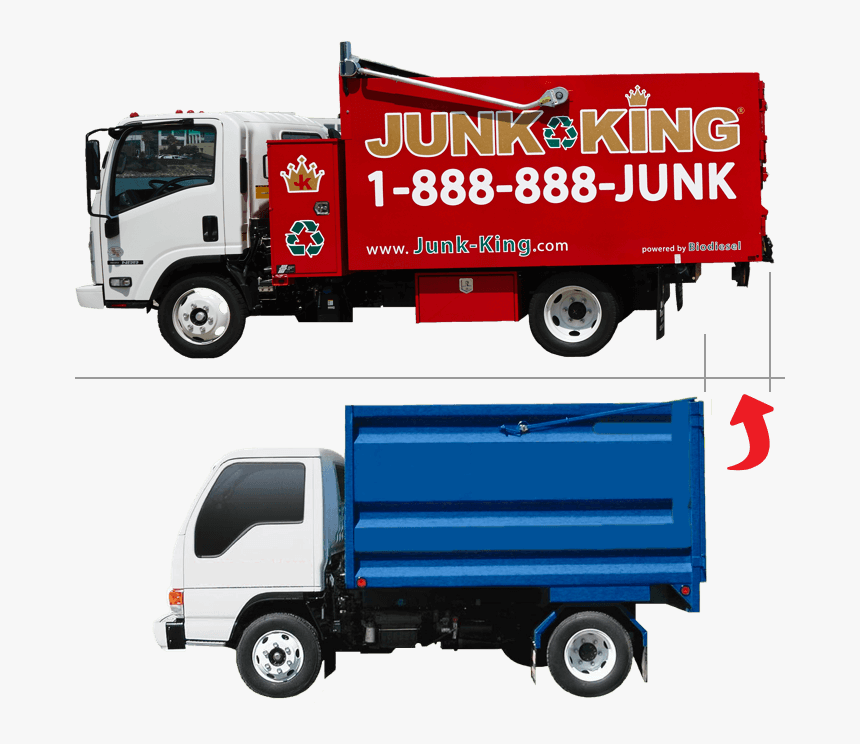 Junk King Truck Size - 1 800 Got Junk, HD Png Download