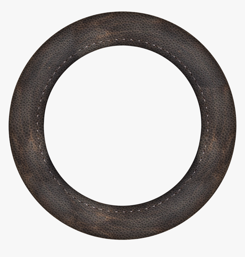 Frame Empty Leather - Circle, HD Png Download