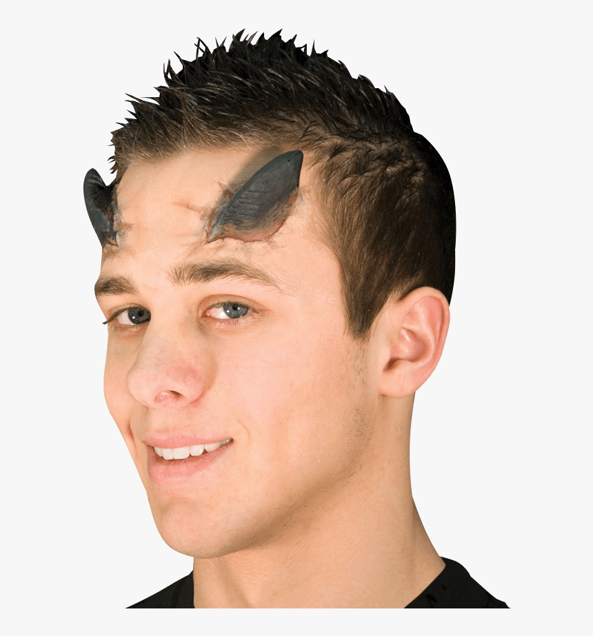 Black Demon Horns - Makeup Latex, HD Png Download
