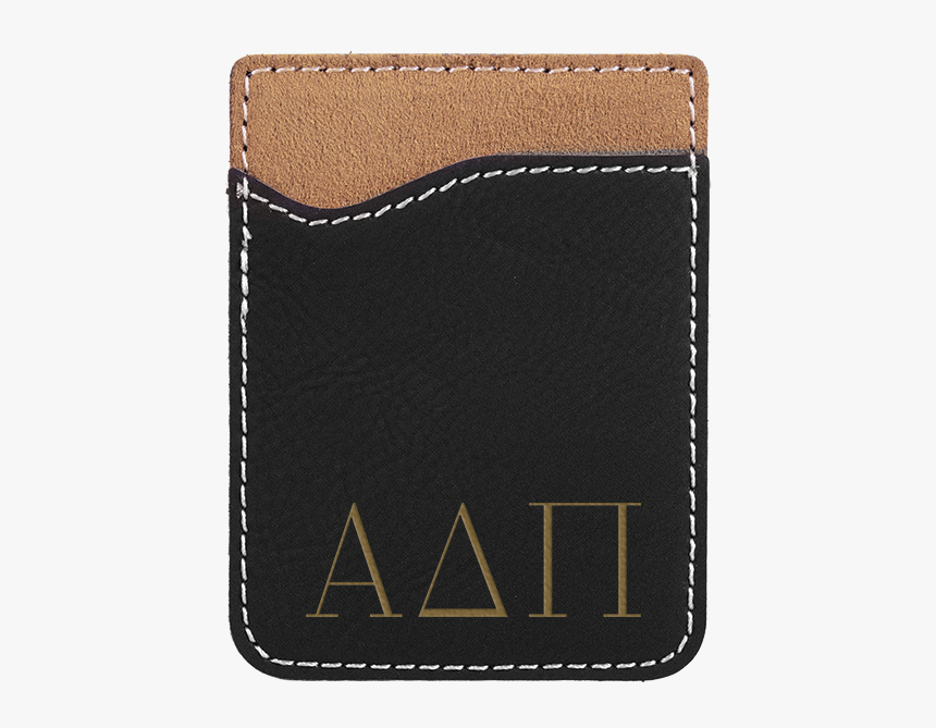Greek Letters Leatherette Custom Card Caddy Phone Wallet - Wallet, HD Png Download