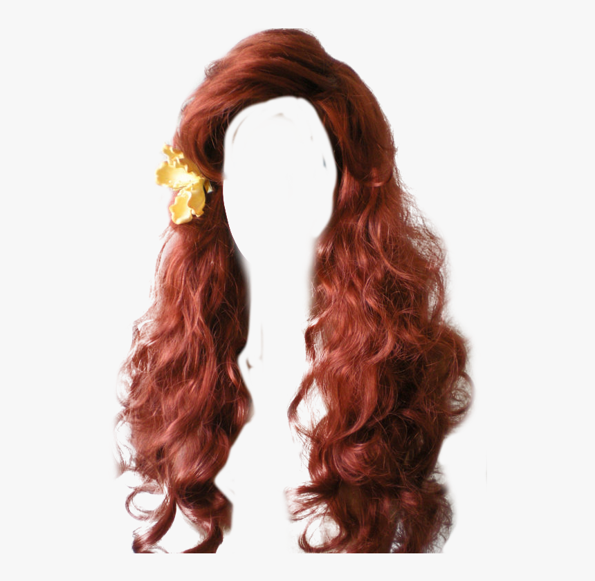 Wig Download Png Image - Red Curly Hair Png, Transparent Png