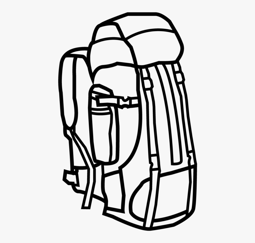 Backpack Sketch Png, Transparent Png
