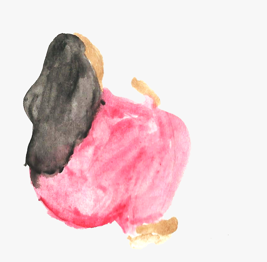 Transparent Pink Elephant Png - Watercolor Paint, Png Download