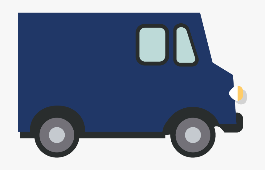 Delivery Clipart Commercial Vehicle - Van, HD Png Download
