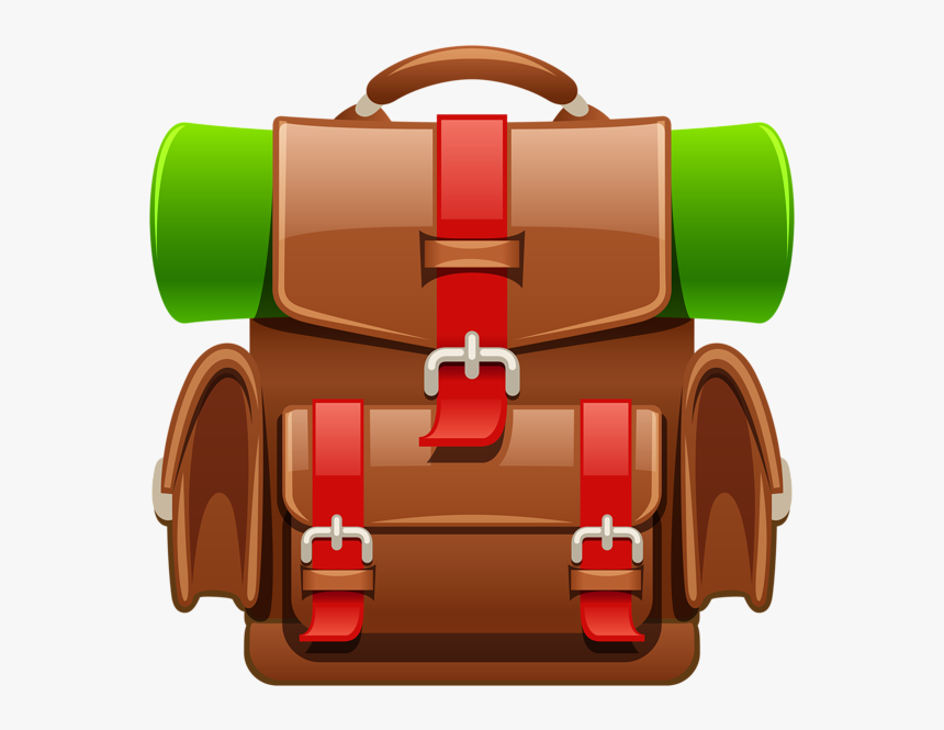 Brown Backpack Png Image - Backpack Png Clipart, Transparent Png