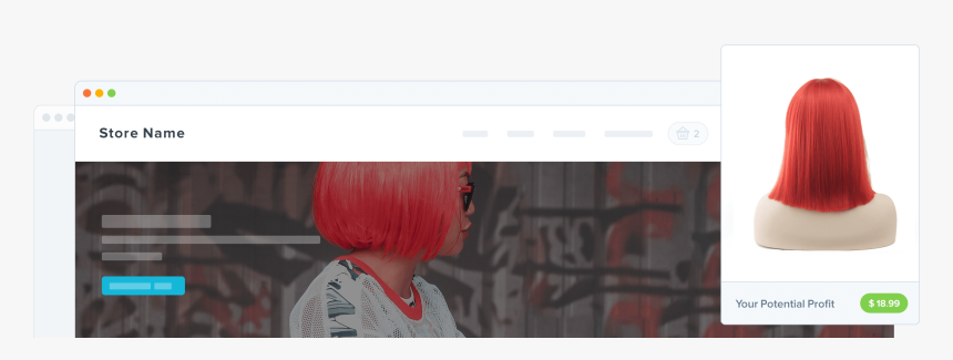 Wholesale Wigs - Girl, HD Png Download