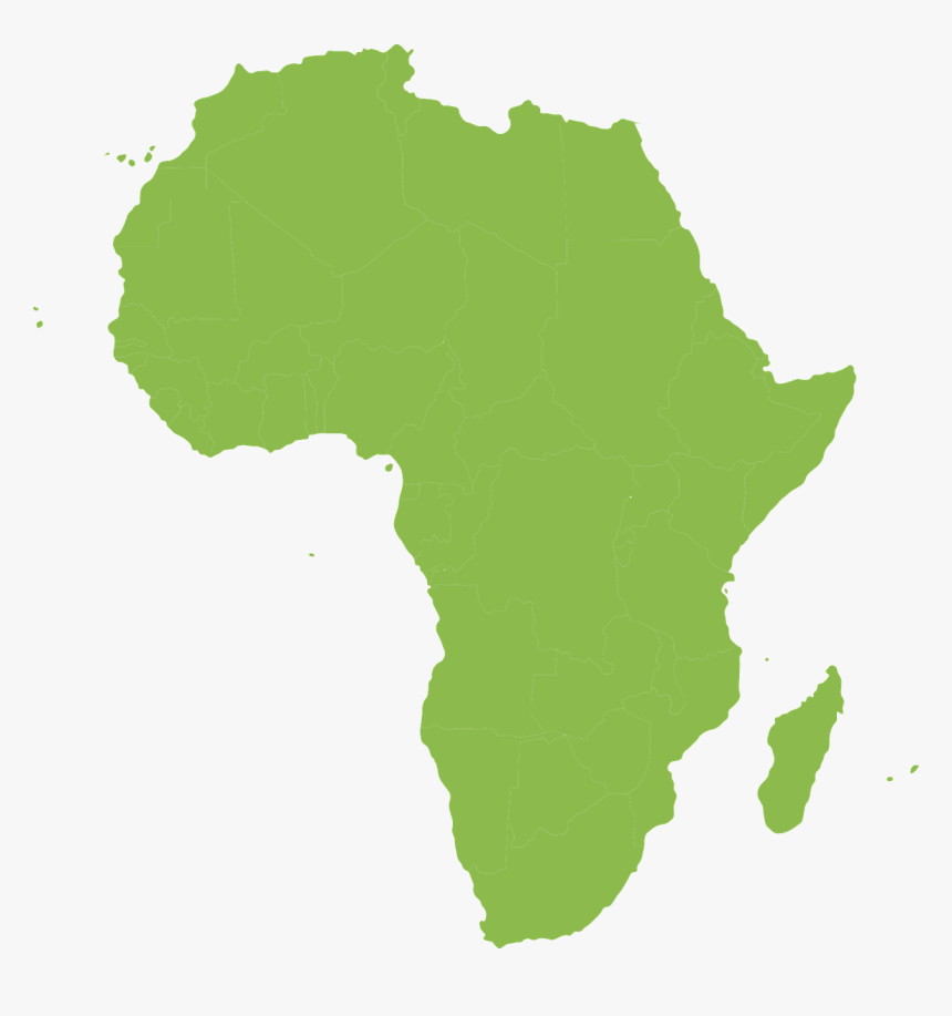 Africa Continent Green, HD Png Download