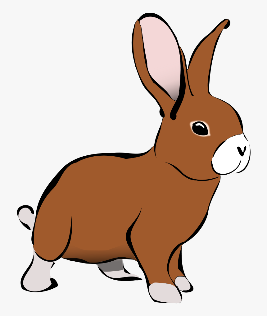 Sad Puppy Clipart - Rabbit Clipart, HD Png Download