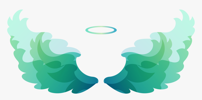 Vector Green Angel Halo Wings Png Download - Transparent Angel Halo Clipart, Png Download