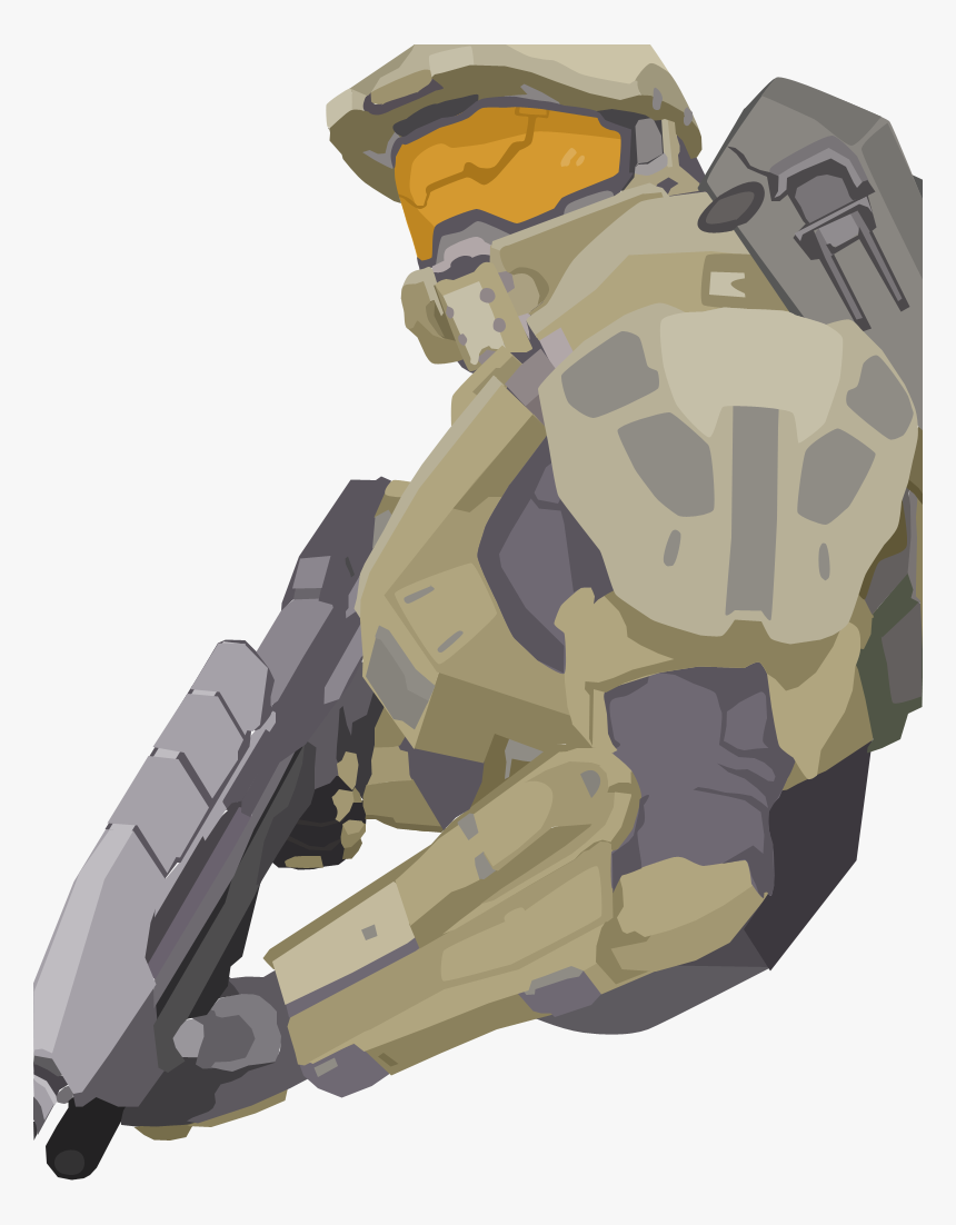 Transparent Halo Vector Png - Halo Master Chief Vector, Png Download