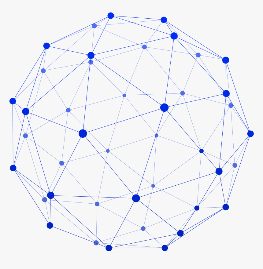 Transparent Connected Dots Png - Connected Dots Circle Png, Png Download