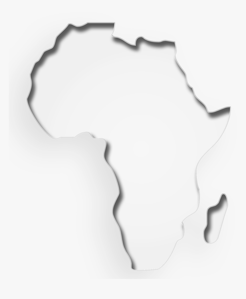 Africa Continent Outline Transparent, HD Png Download