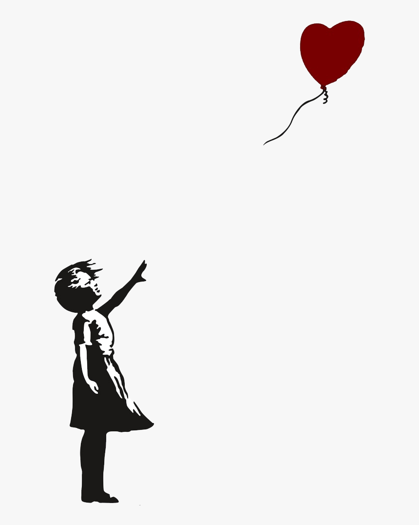 Banksy Is An English-based Graffiti Artist, Political - Banksy Balloon Girl, HD Png Download