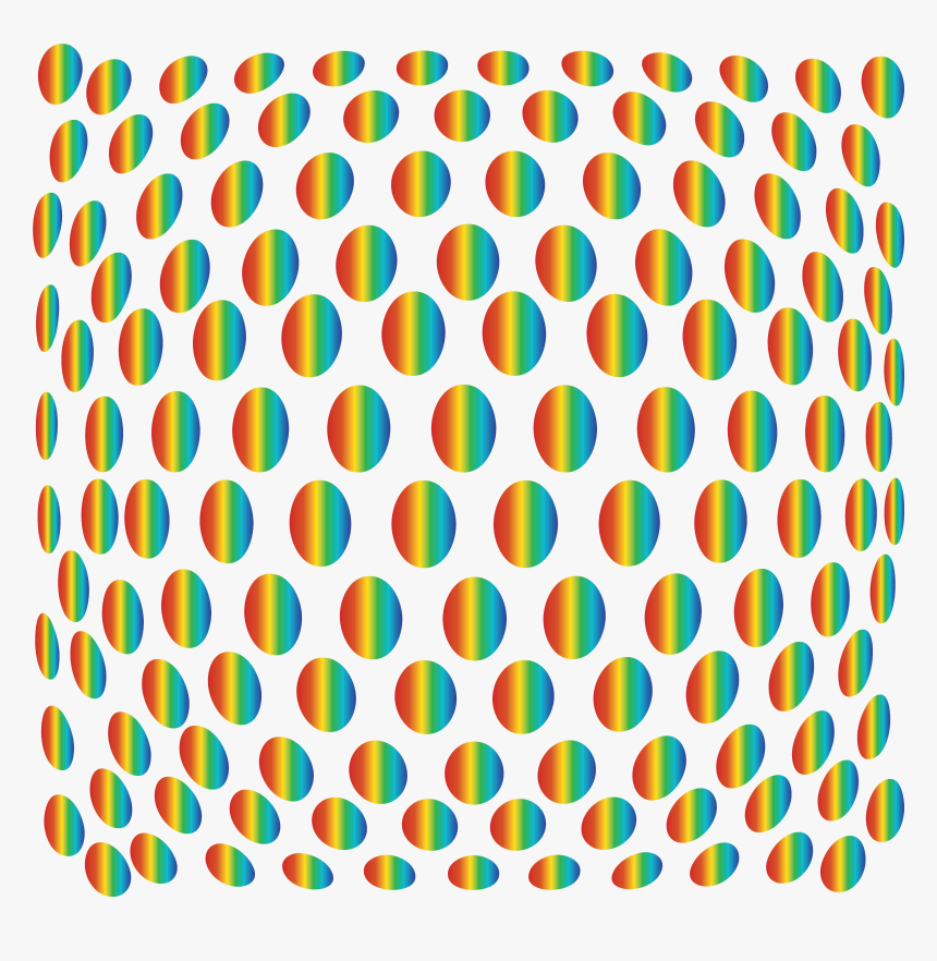 Rainbow Dots, Rainbow, Graphic, Dots, Circles, Hq Photo - Looks Like It's Moving, HD Png Download