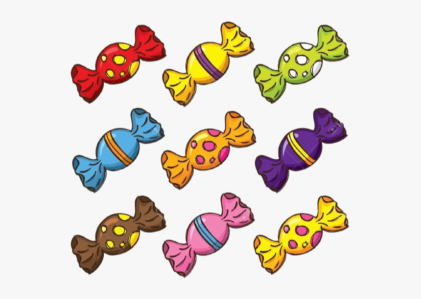 Transparent Colorful Candy Clipart - قرقيعان Png, Png Download