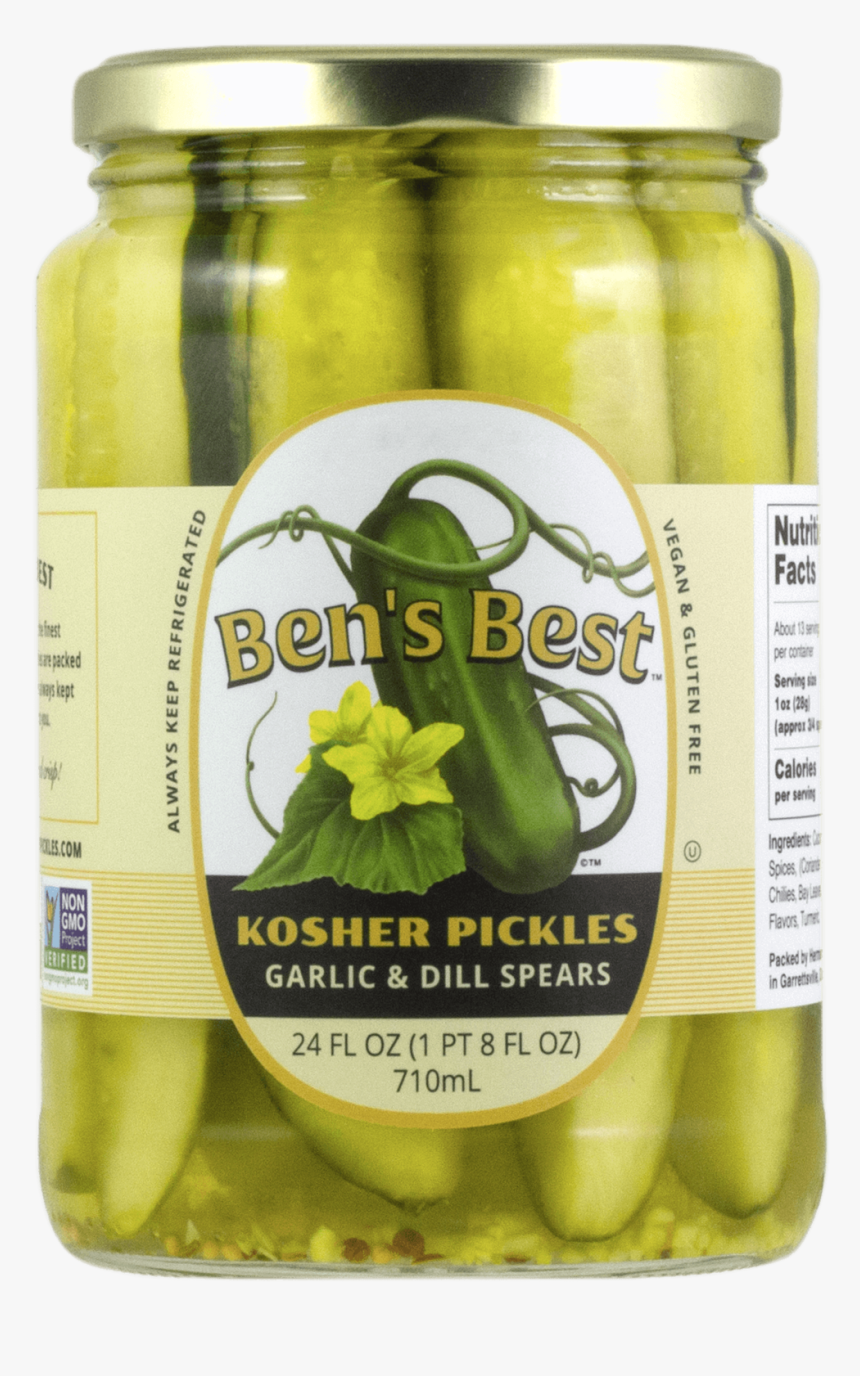 Bens Best Kosher Pickles Opt - Achaar, HD Png Download