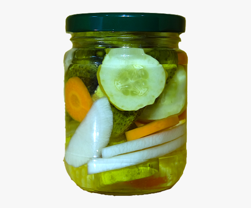 Pickled Mixed Vegetable - Pickled Cucumber, HD Png Download