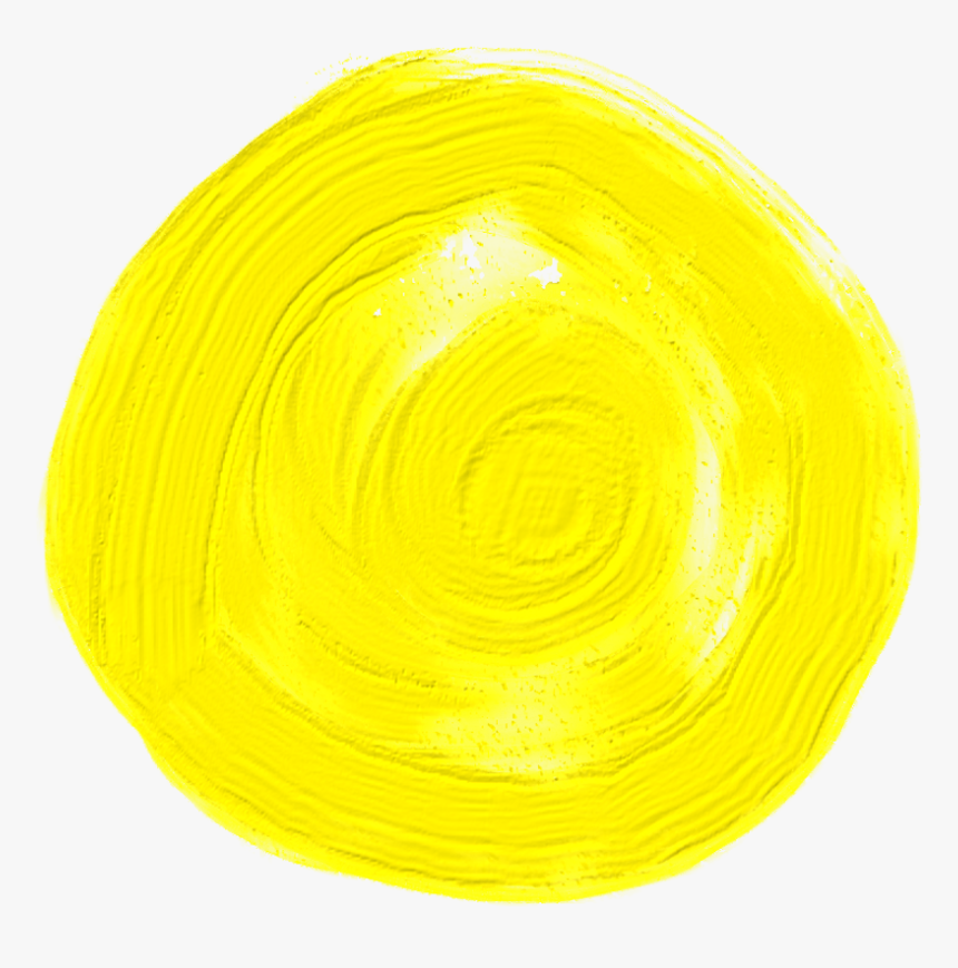#yellow #circle #dot #dots #watercolor #texture #background - Brush Frame Png Yellow, Transparent Png