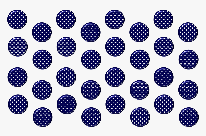 Dark Blue Polka Dots Transparent, HD Png Download