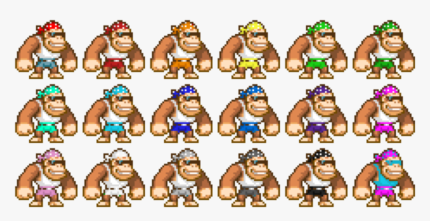 Funky Kong Colors Classic Fk Cotten Candy Fk - Cartoon, HD Png Download