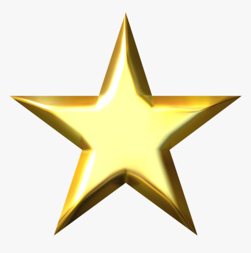 Star Png Transparent Images Png All - Golden Star, Png Download