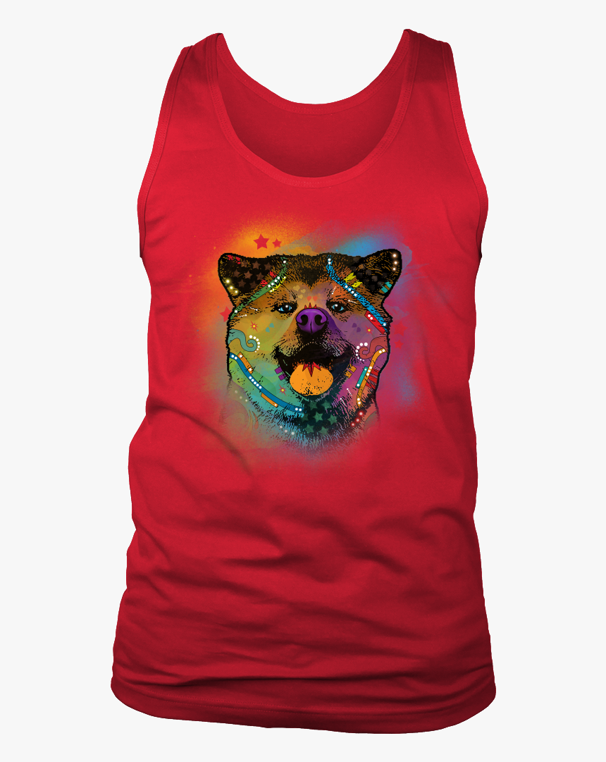 Akita Men S Tank, All Sizes & Colors - T-shirt, HD Png Download