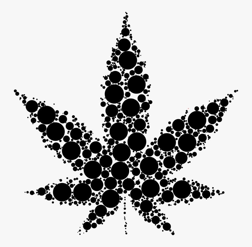 Cannabis Leaf Circle, HD Png Download
