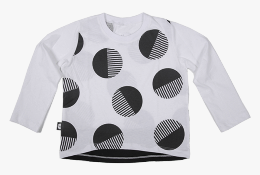 Circles White T Shirt - Polka Dot, HD Png Download