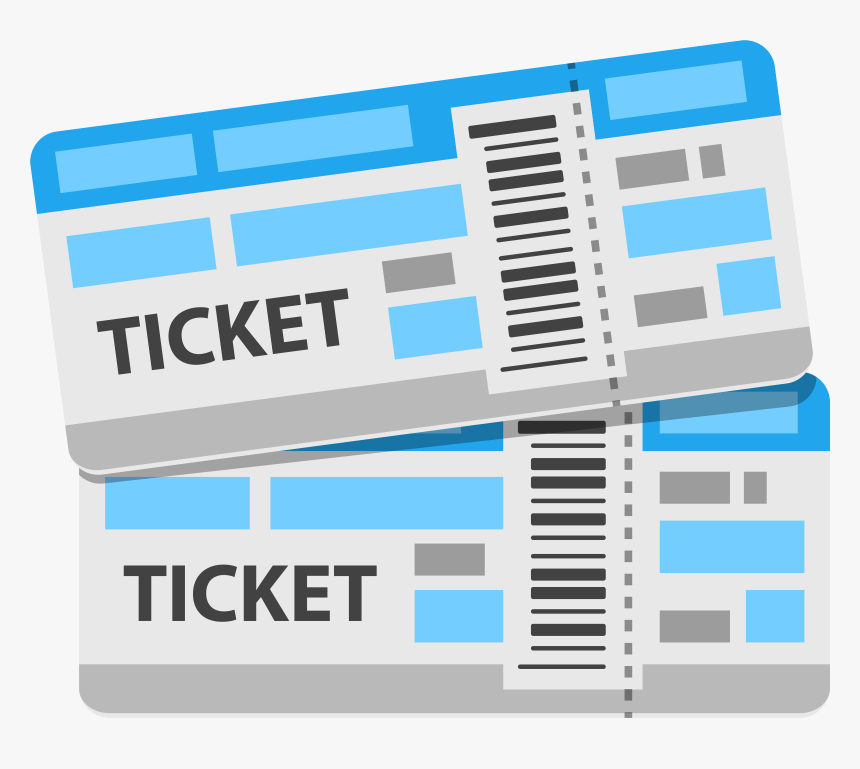 Ticket Clip Art - Plane Tickets Clipart Png, Transparent Png