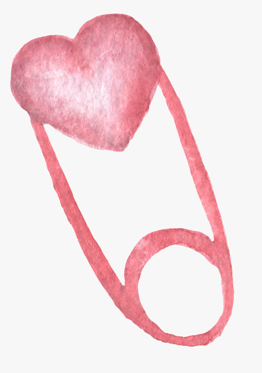 Transparente Ornamento Png Para Un Corazón Rojo Pin - Heart, Png Download