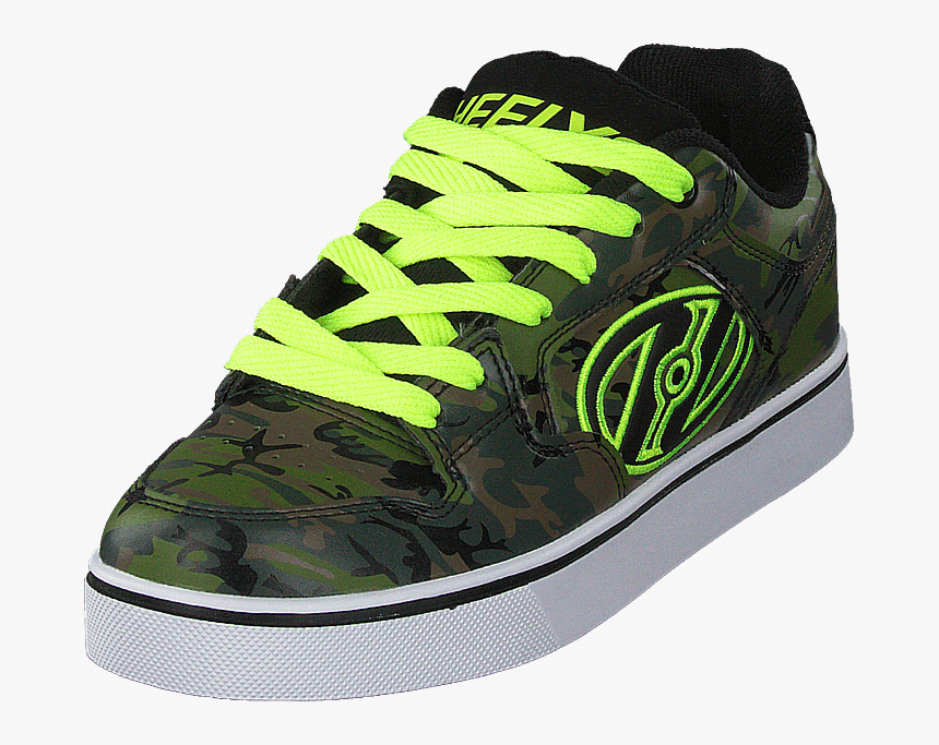 Heelys Motion Plus Green Camo/bright Yellow - Heelys Camo, HD Png Download