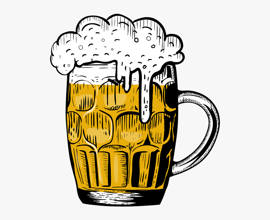 Beer, Mug, Refreshment, Beer Mug, Drink, Glass Mug - Gambar Gelas Bir Kartun, HD Png Download