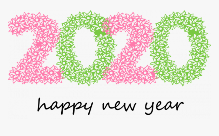 Happy New Year Text Png, Transparent Png