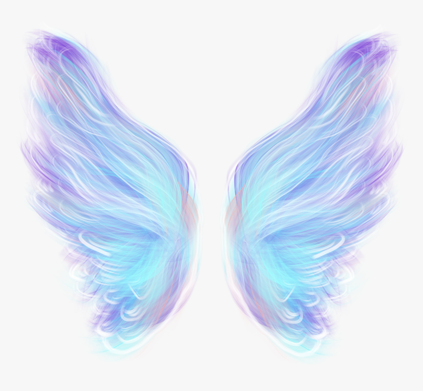 Blue Angel Wings Png, Transparent Png