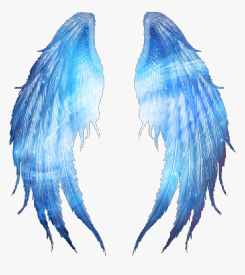 #universe #wings #wing #blue #instagram #swirl #swirls - Universe Wings, HD Png Download