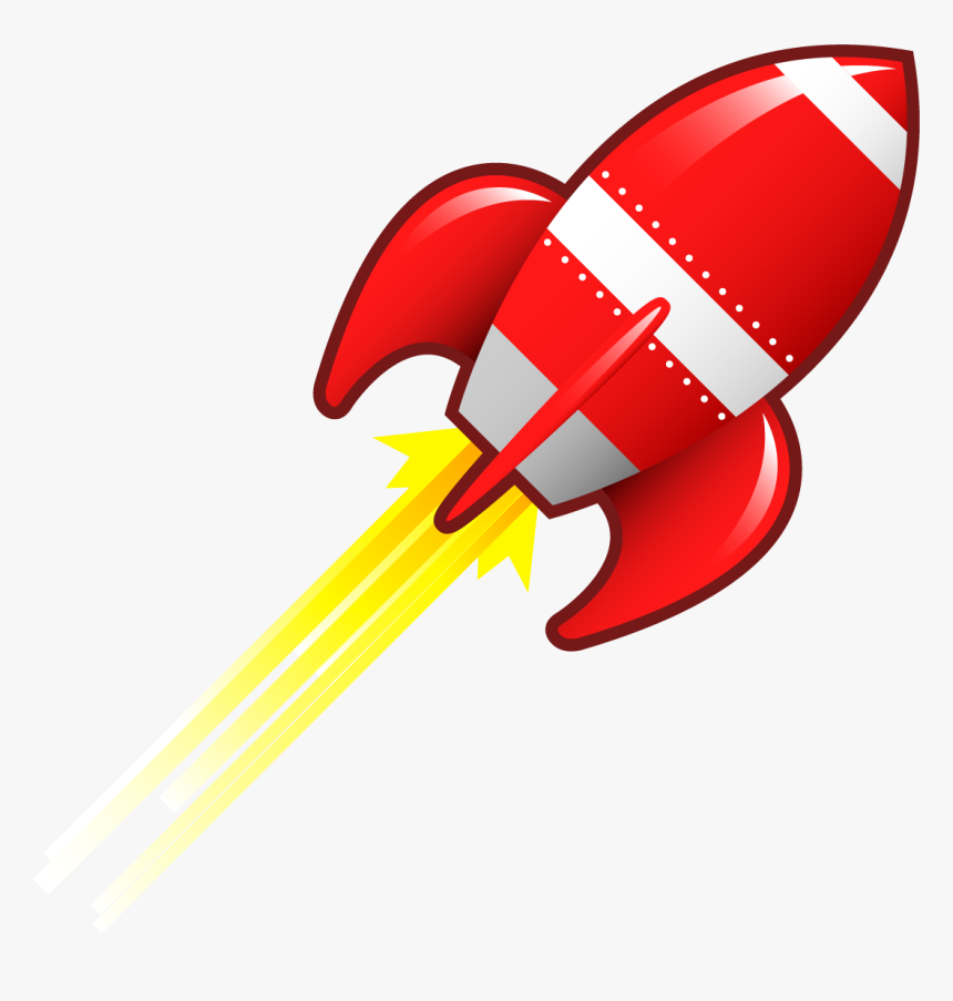 Rocket Spacecraft Clip Art - Halloween Rocket Ship, HD Png Download