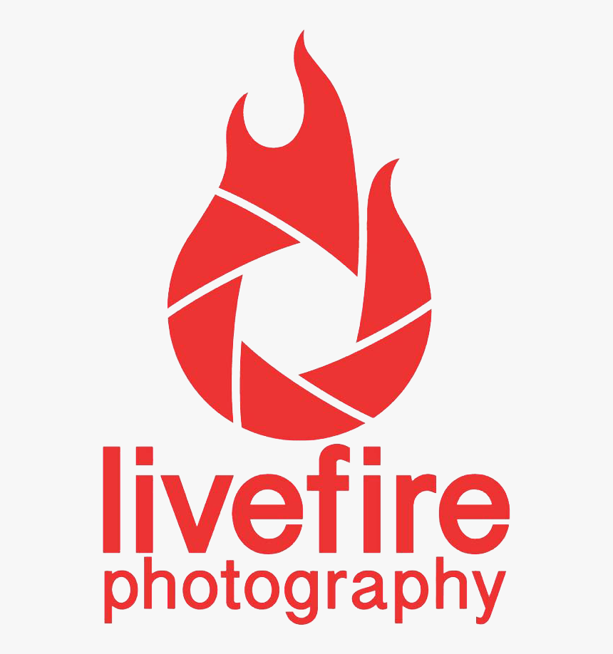 Livefire Photography Logo Trans - Graphic Design, HD Png Download