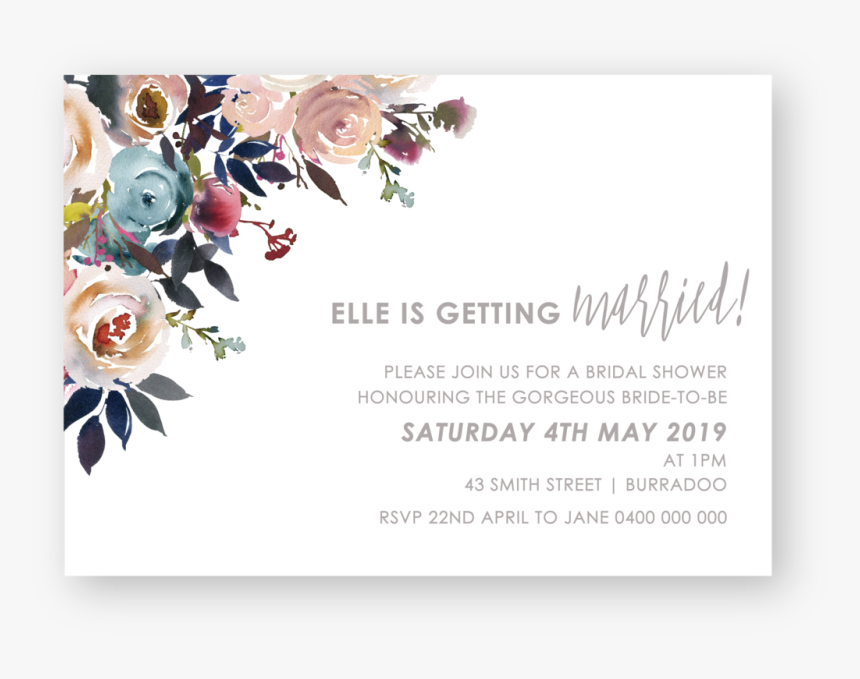 Elle Invitation, HD Png Download