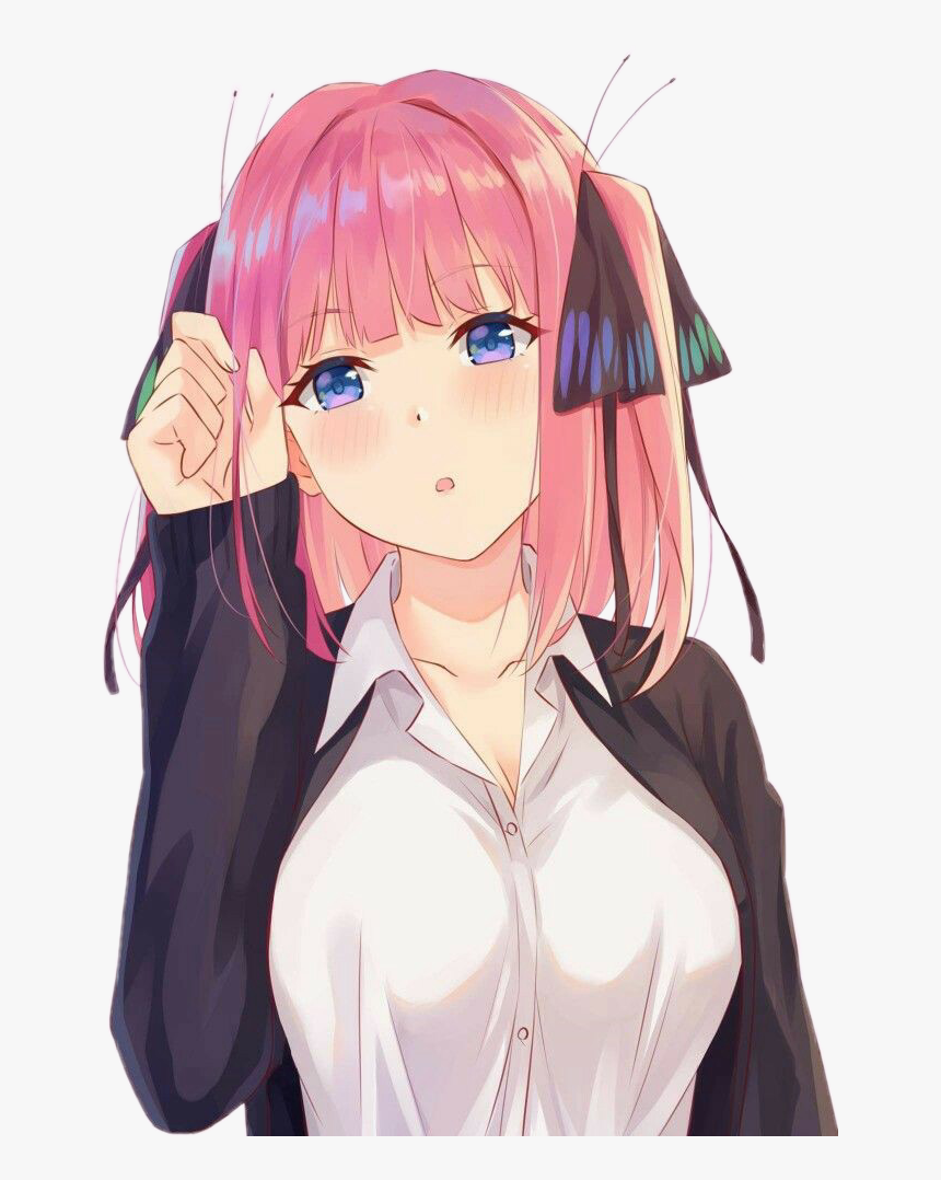 Anime Girl Pink Hair, HD Png Download