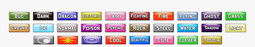 Pokemon Dark Type Button, HD Png Download