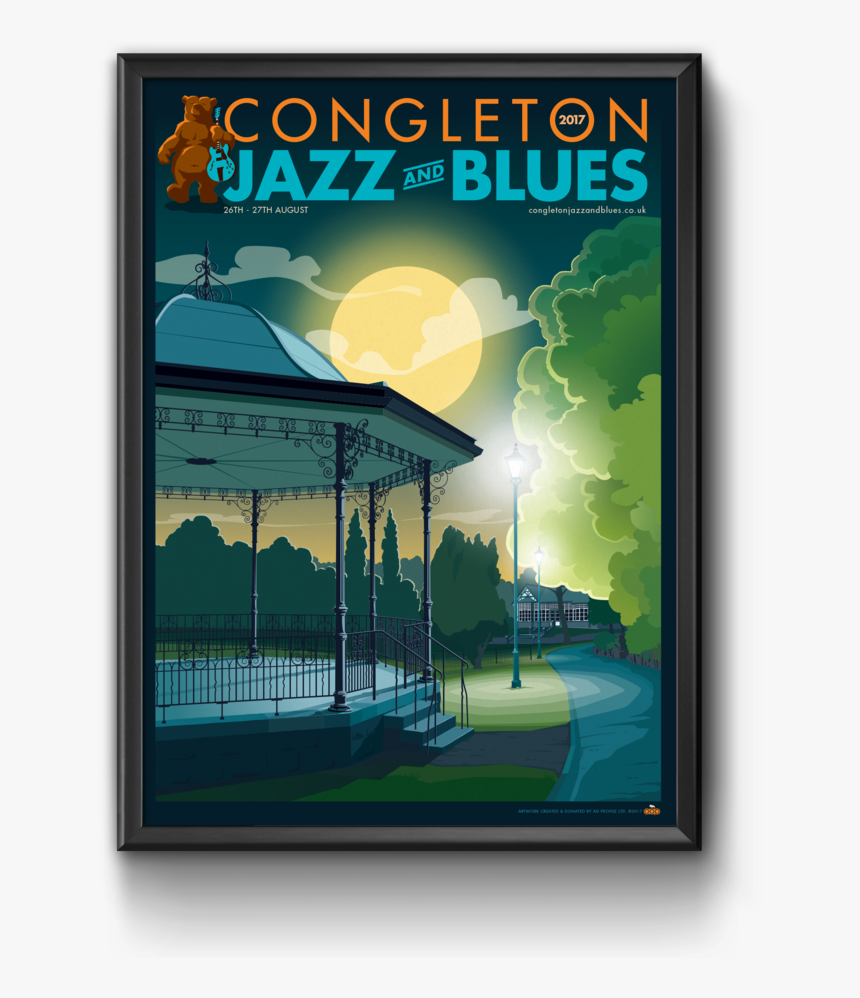 Congleton Jazz And Blues 2017 Poster Artwork By Ad - Flyer, HD Png Download
