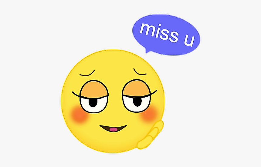 #ftemissyou #missyou #emotions #cute #love #stickers - Cute Love Miss You, HD Png Download