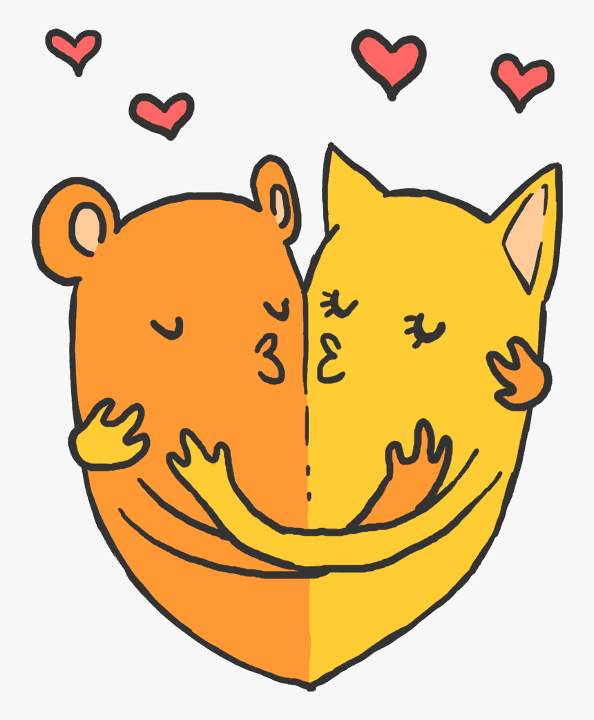 I Love You Kiss Sticker For Ios & Android - Гифки Я Тебя Целую, HD Png Download