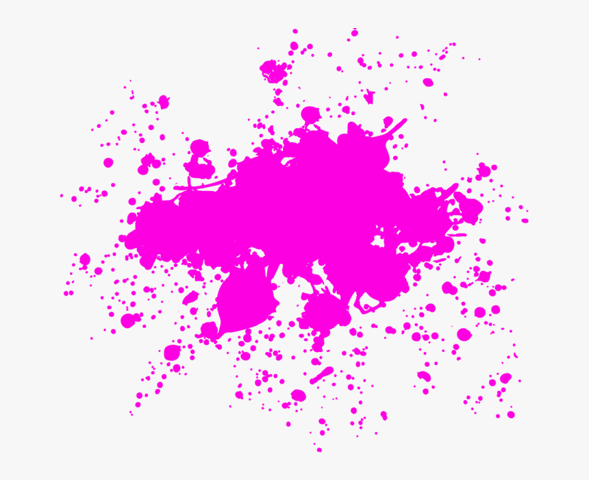Black Paint Splatter Transparent Png, Png Download