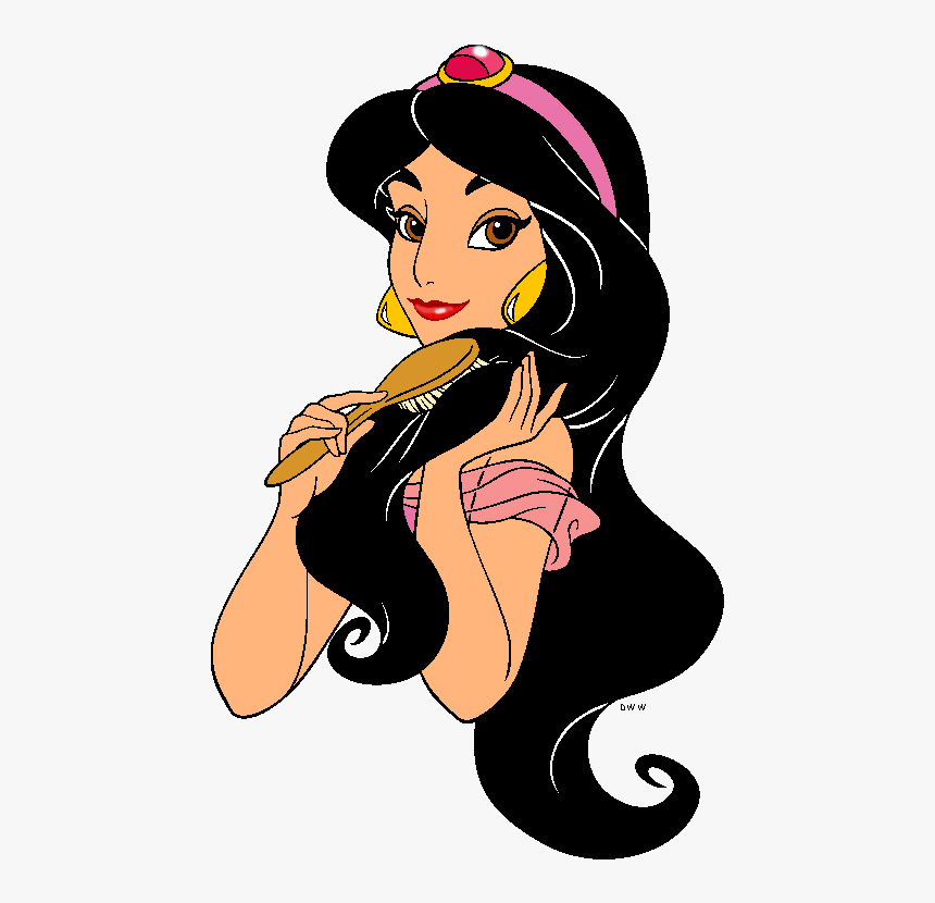 Princess Jasmine Brushing Hair, HD Png Download