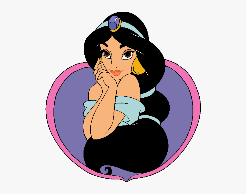 Jazmín Clipart - Princess Jasmine Coloring Pages, HD Png Download